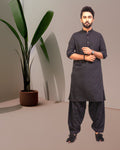 Black Wash n Wear Shalwar Kameez