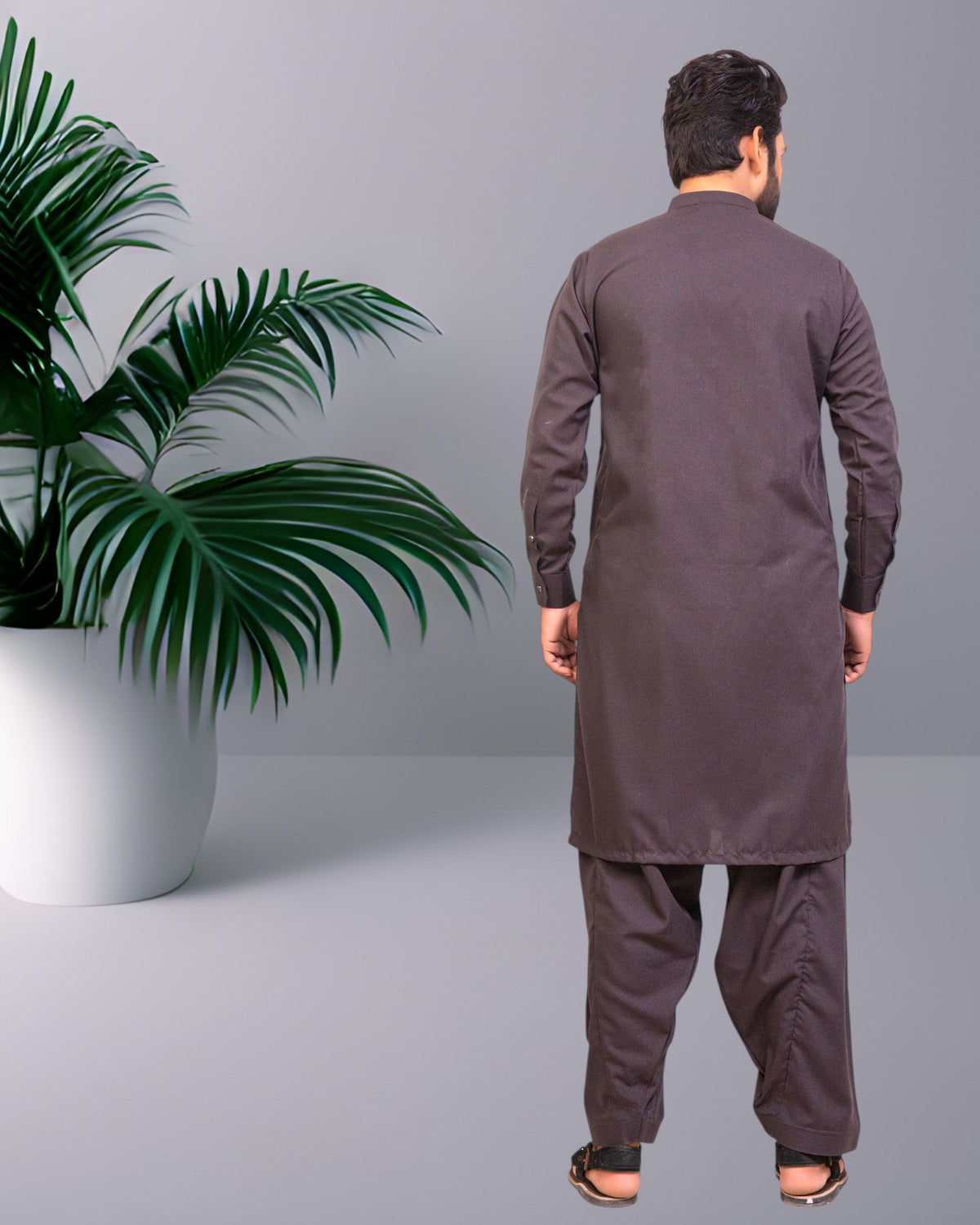 Grey Wash n Wear Shalwar Kameez