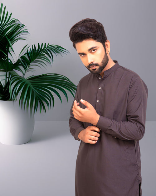 Grey Wash n Wear Shalwar Kameez