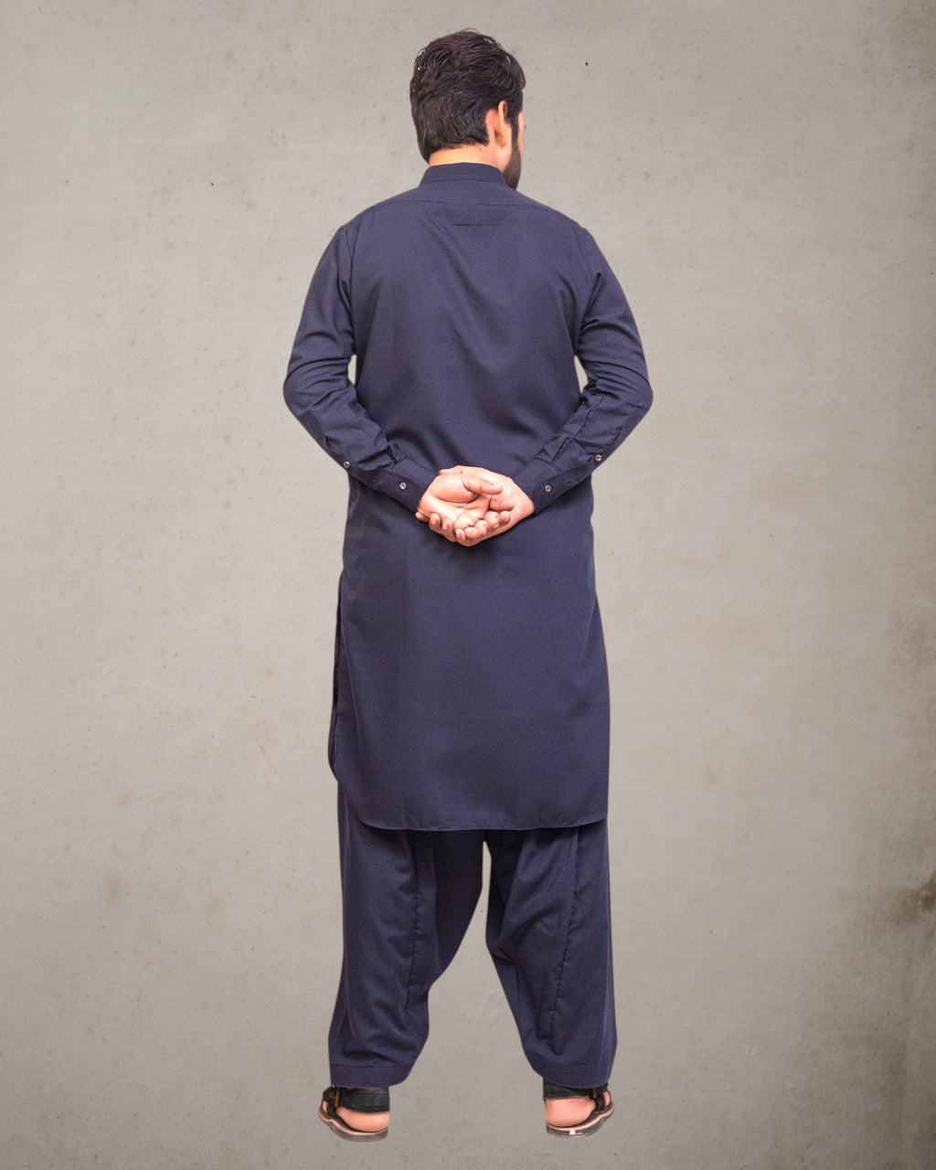 Navy Blue Wash n Wear Shalwar Kameez