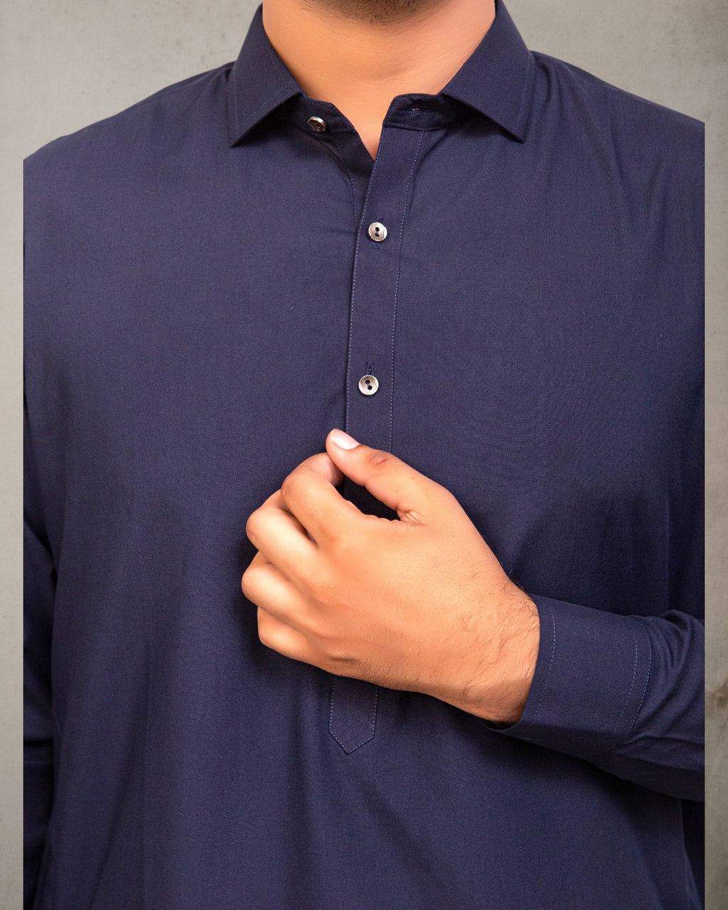 Navy Blue Wash n Wear Shalwar Kameez