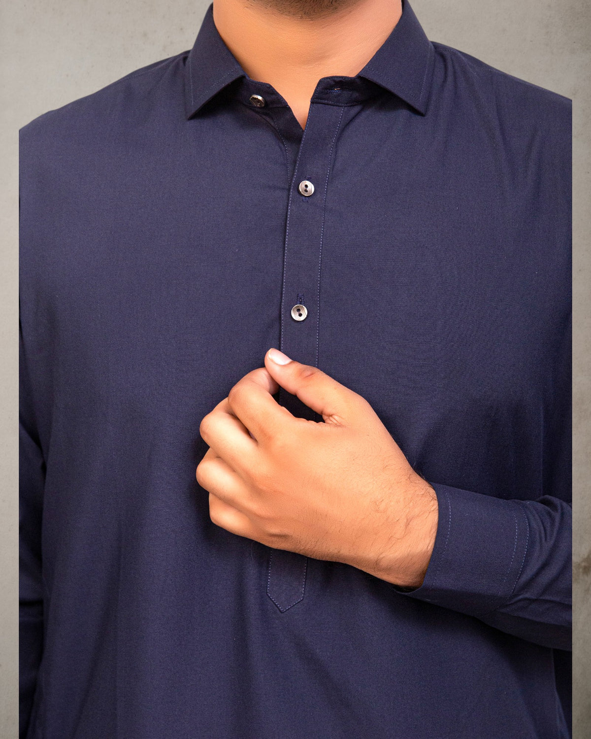 Navy Blue Wash n Wear Shalwar Kameez