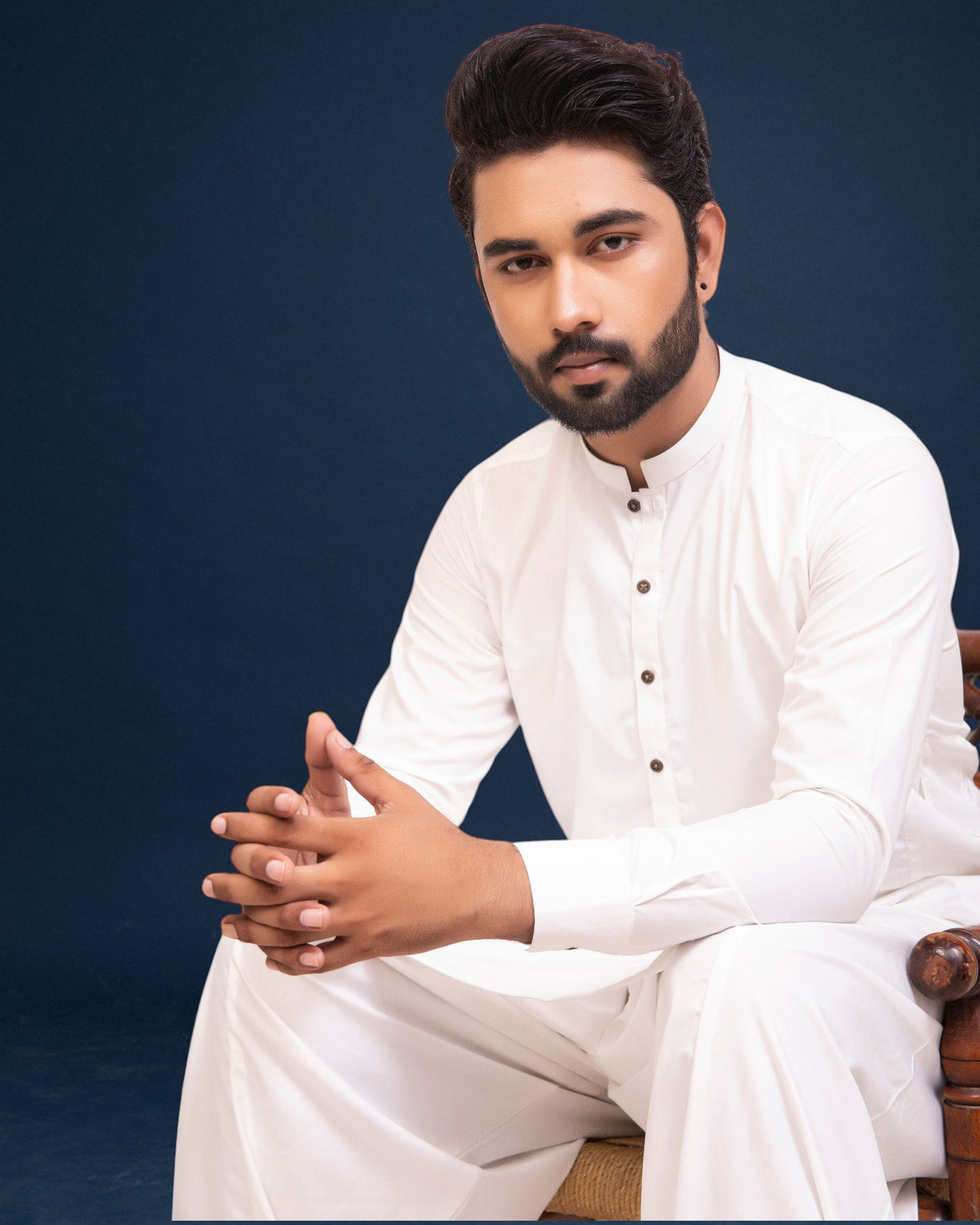 Off White Wash n Wear Shalwar Kameez