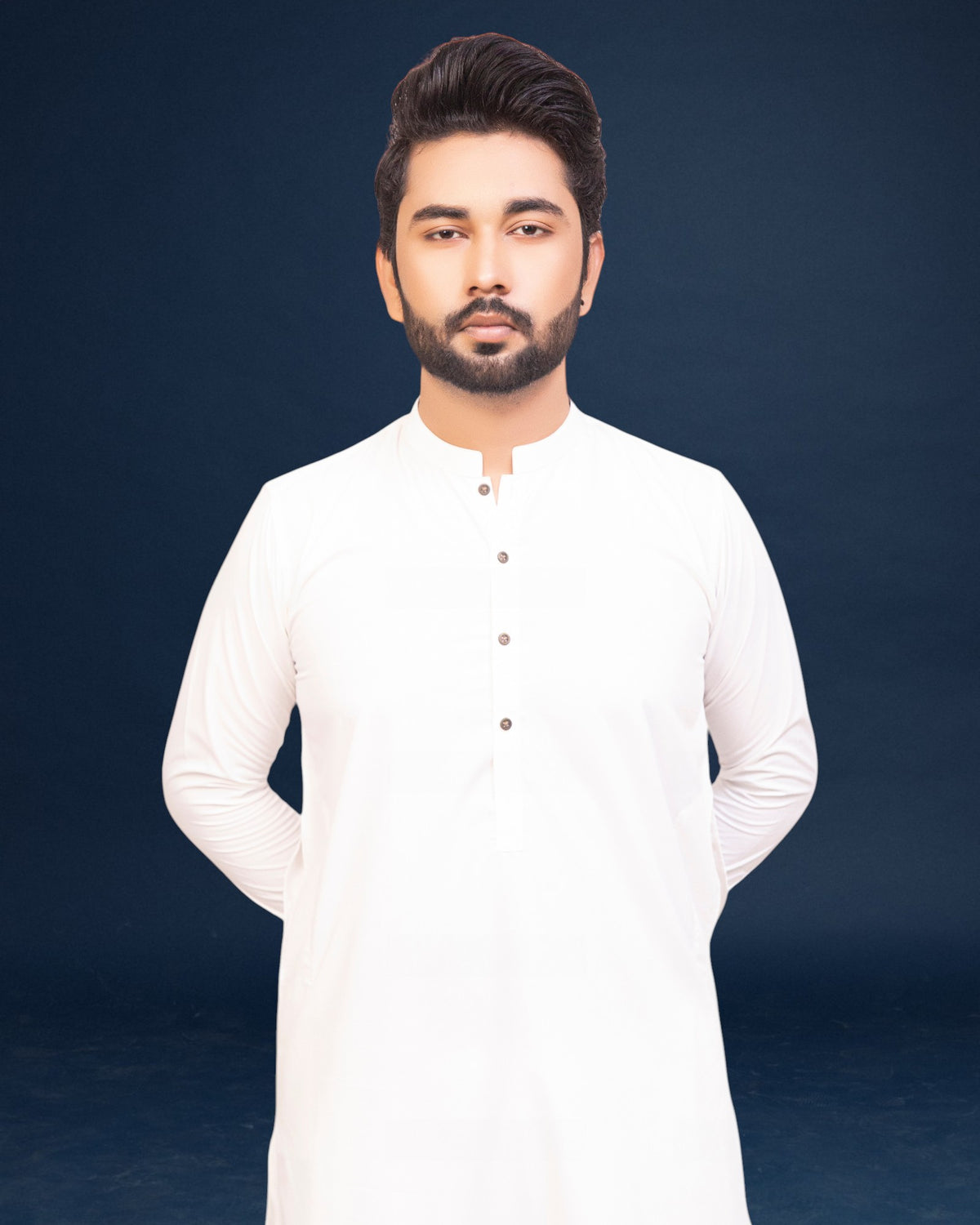 Off White Wash n Wear Shalwar Kameez