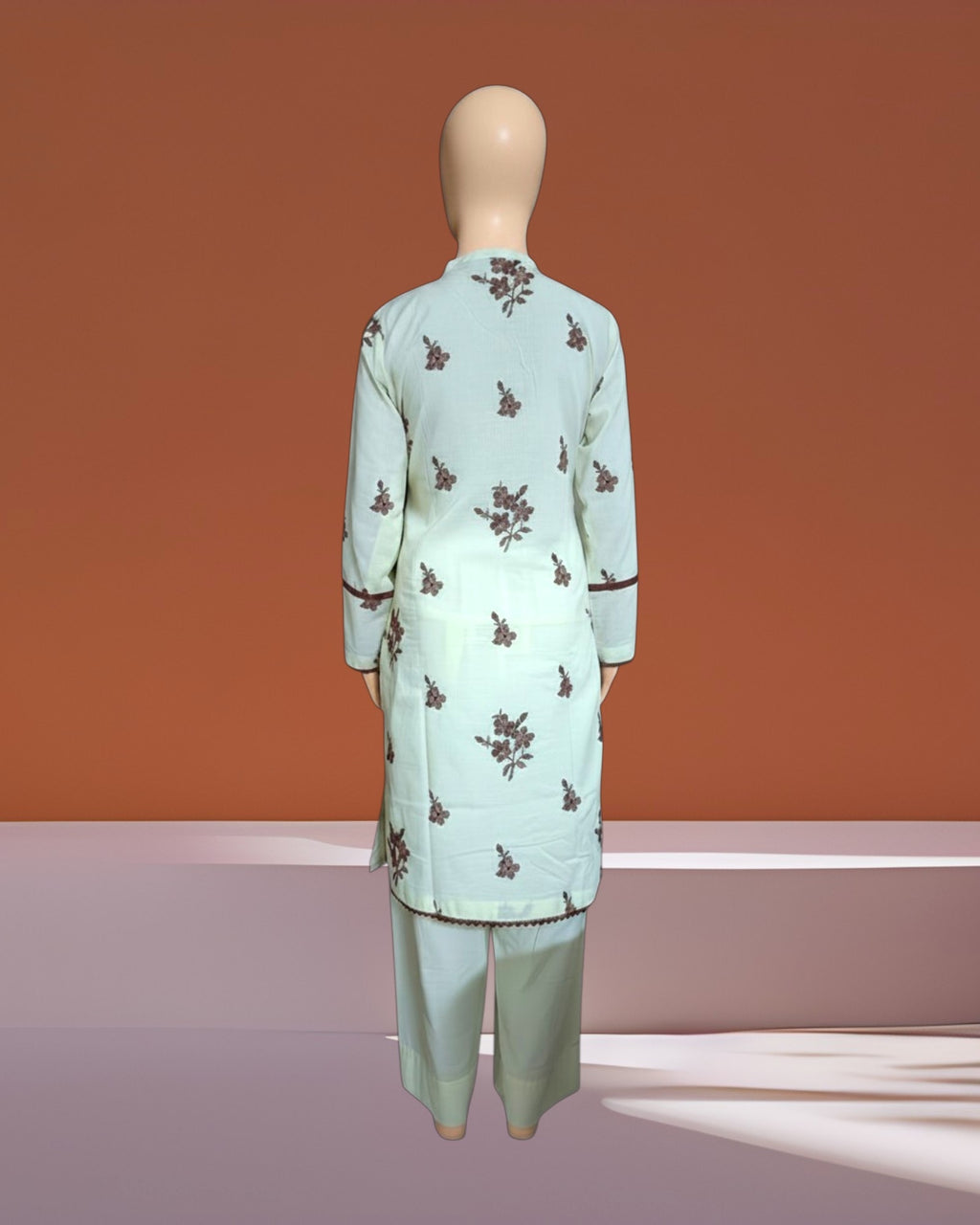 Off White Embroidered Dress