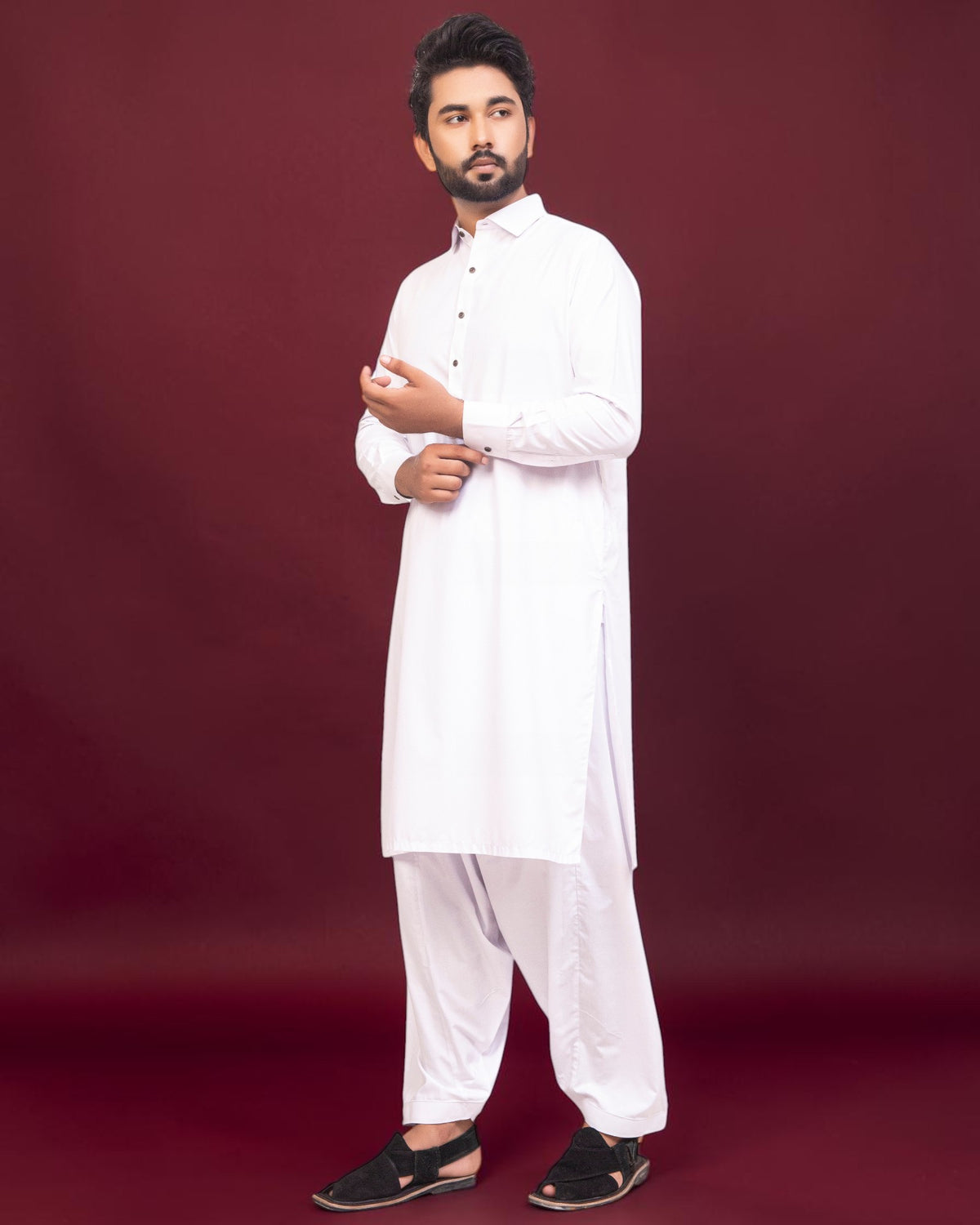 White Wash n Wear Shalwar Kameez